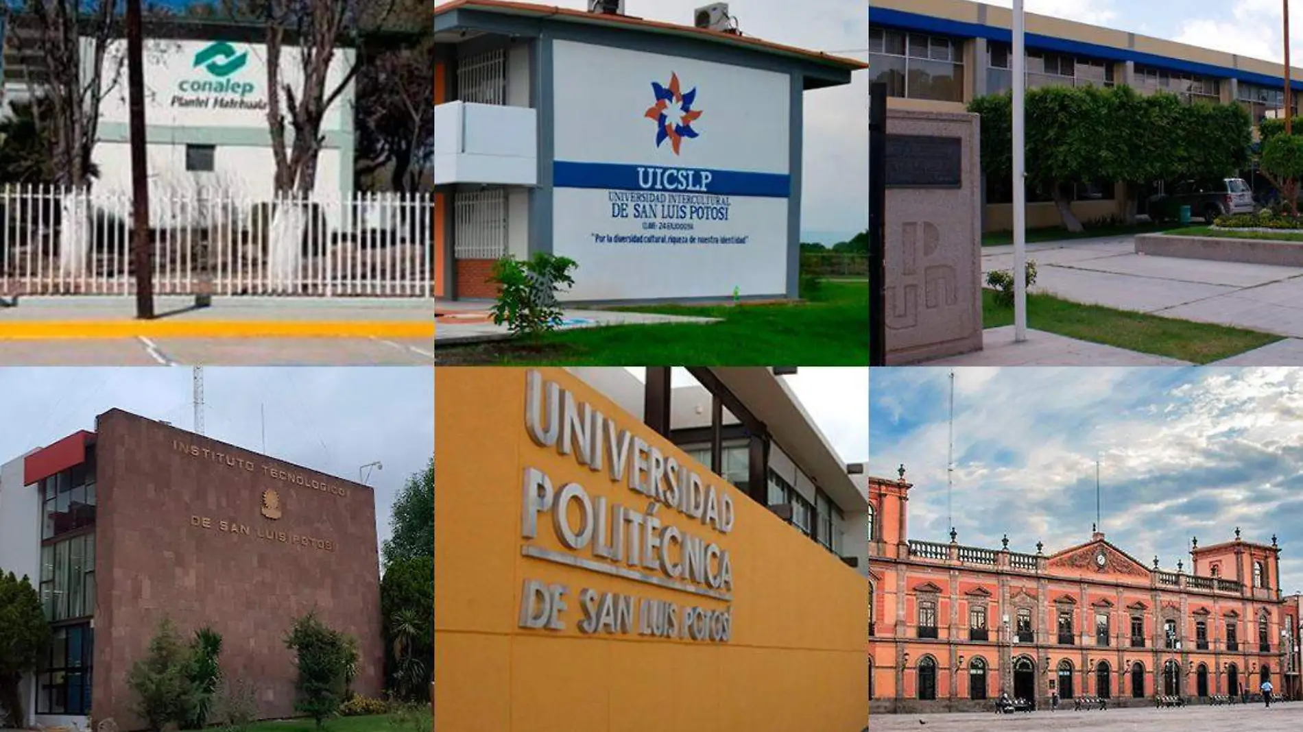 6 universidades públicas SLP